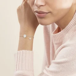 Bracelet Pluton Argent Blanc Oxyde De Zirconium
