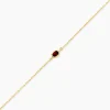 Bracelet Poem Argent Jaune Tourmaline