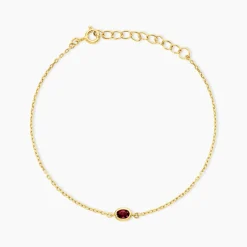 Bracelet Poem Argent Jaune Tourmaline