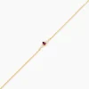 Bracelet Poem Argent Jaune Rhodolite Oxyde De Zirconium