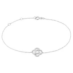Bracelet Pollya Or Blanc Diamant