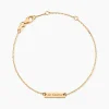 Bracelet Promesse Plaqué Or Jaune