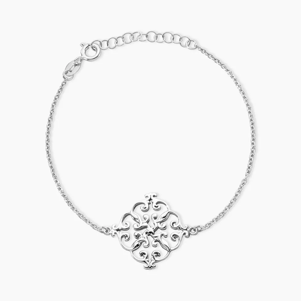 Bracelet Raelene Argent Blanc