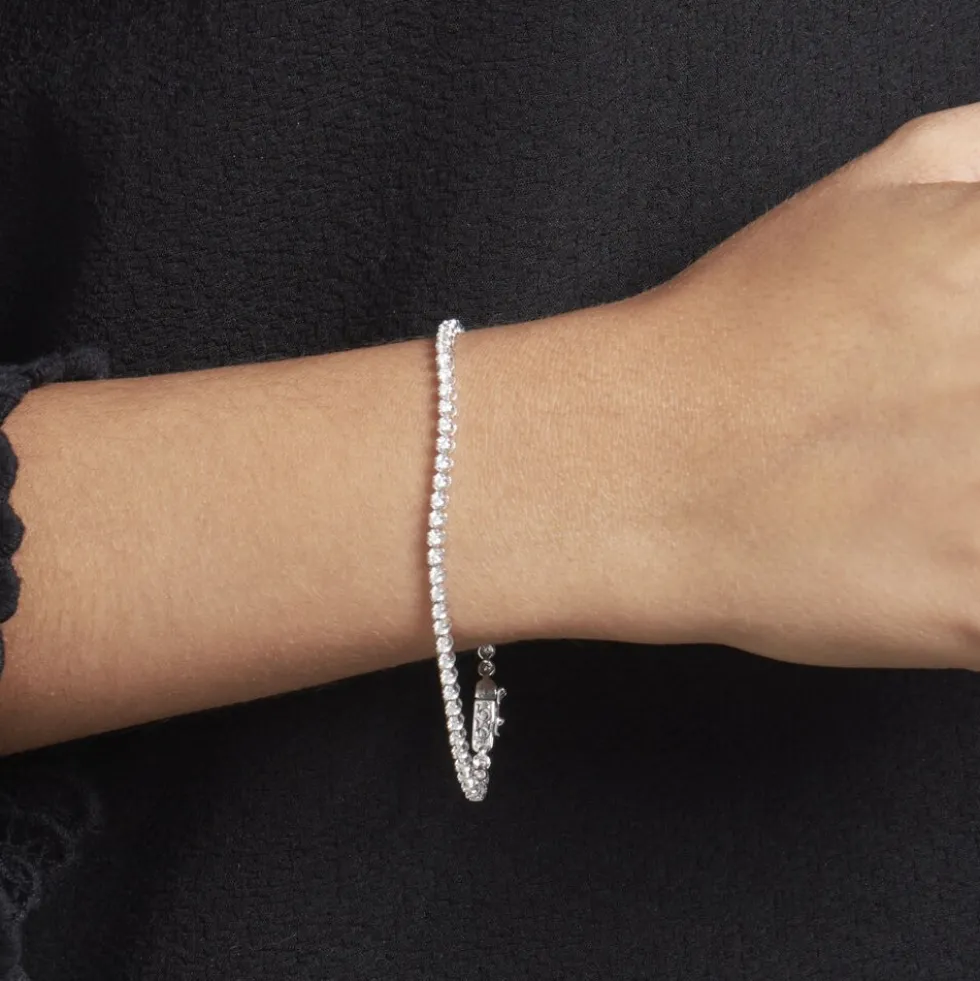 Bracelet Reem Or Blanc Diamant