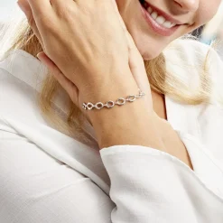 Bracelet Rinae Argent Blanc