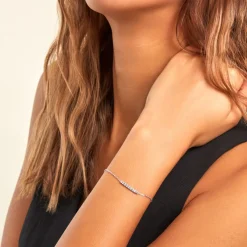 Bracelet Rio Argent Blanc Oxyde De Zirconium