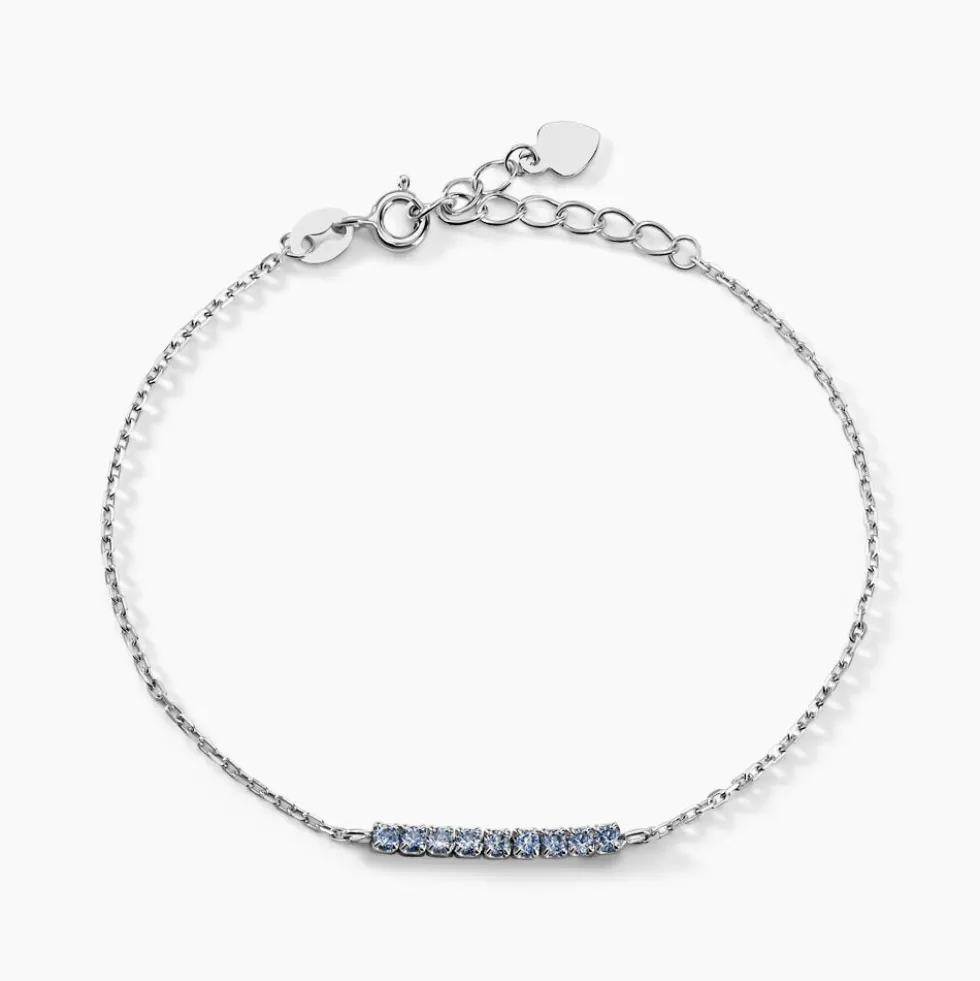 Bracelet Rio Argent Blanc Oxyde De Zirconium