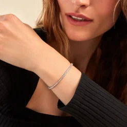 Bracelet Rio Argent Blanc Oxyde De Zirconium