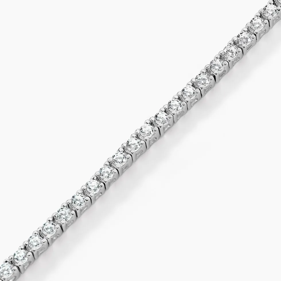 Bracelet Rio Argent Blanc Oxyde De Zirconium