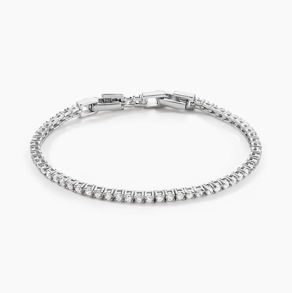 Bracelet Rio Argent Blanc Oxyde De Zirconium