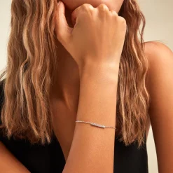 Bracelet Rio Argent Blanc Oxyde De Zirconium