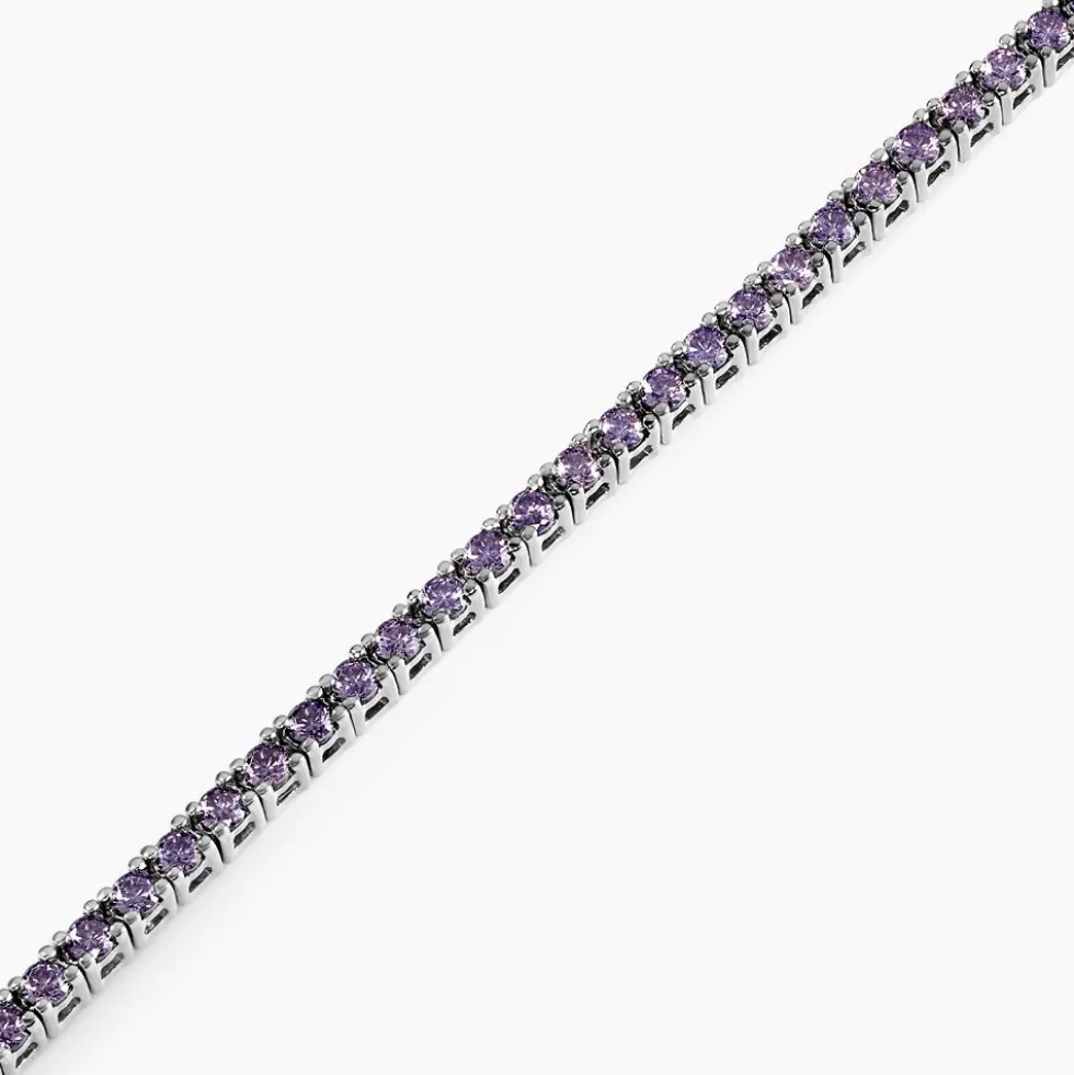 Bracelet Rio Argent Blanc Oxyde De Zirconium