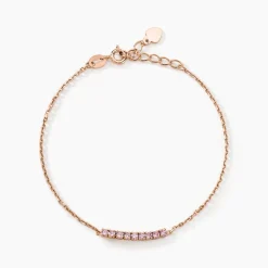 Bracelet Rio Argent Rose Oxyde De Zirconium