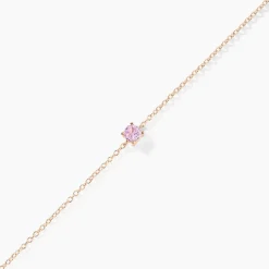 Bracelet Rio Argent Rose Oxyde De Zirconium