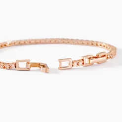 Bracelet Rio Argent Rose Oxyde De Zirconium