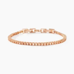 Bracelet Rio Argent Rose Oxyde De Zirconium