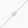 Bracelet Romy Origami Argent Blanc