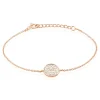Bracelet Rosae Argent Rose Nacre