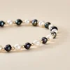 Bracelet Saida Or Jaune Perle De Culture