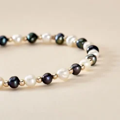 Bracelet Saida Or Jaune Perle De Culture