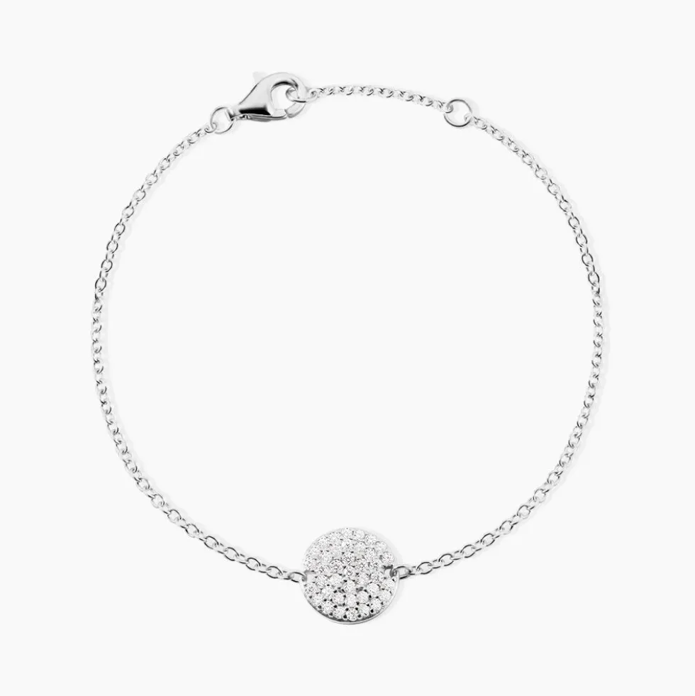 Bracelet Sharma Argent Blanc Oxyde De Zirconium