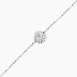 Bracelet Sharma Argent Blanc Oxyde De Zirconium