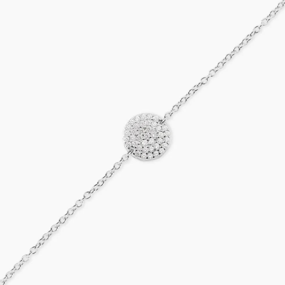 Bracelet Sharma Argent Blanc Oxyde De Zirconium
