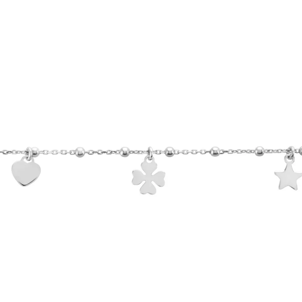 Bracelet Shyama Argent Blanc