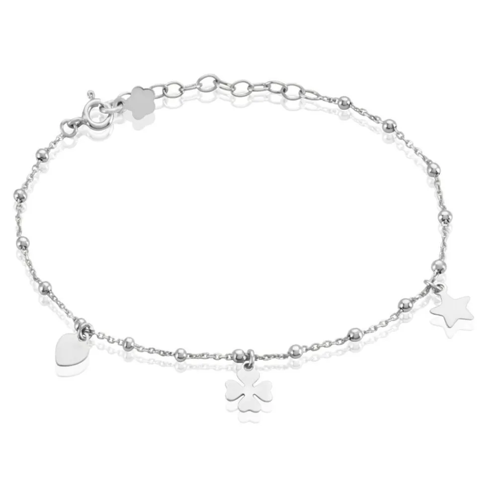 Bracelet Shyama Argent Blanc