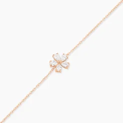 Bracelet Siriana Argent Rose Oxyde De Zirconium