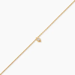 Bracelet Steffie Plaqué Or Jaune Oxyde De Zirconium