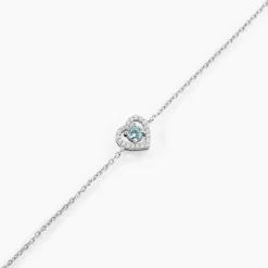 Bracelet Suzon Argent Blanc Oxyde De Zirconium