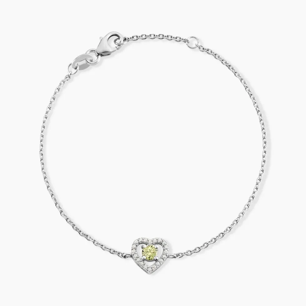 Bracelet Suzon Argent Blanc Oxyde De Zirconium