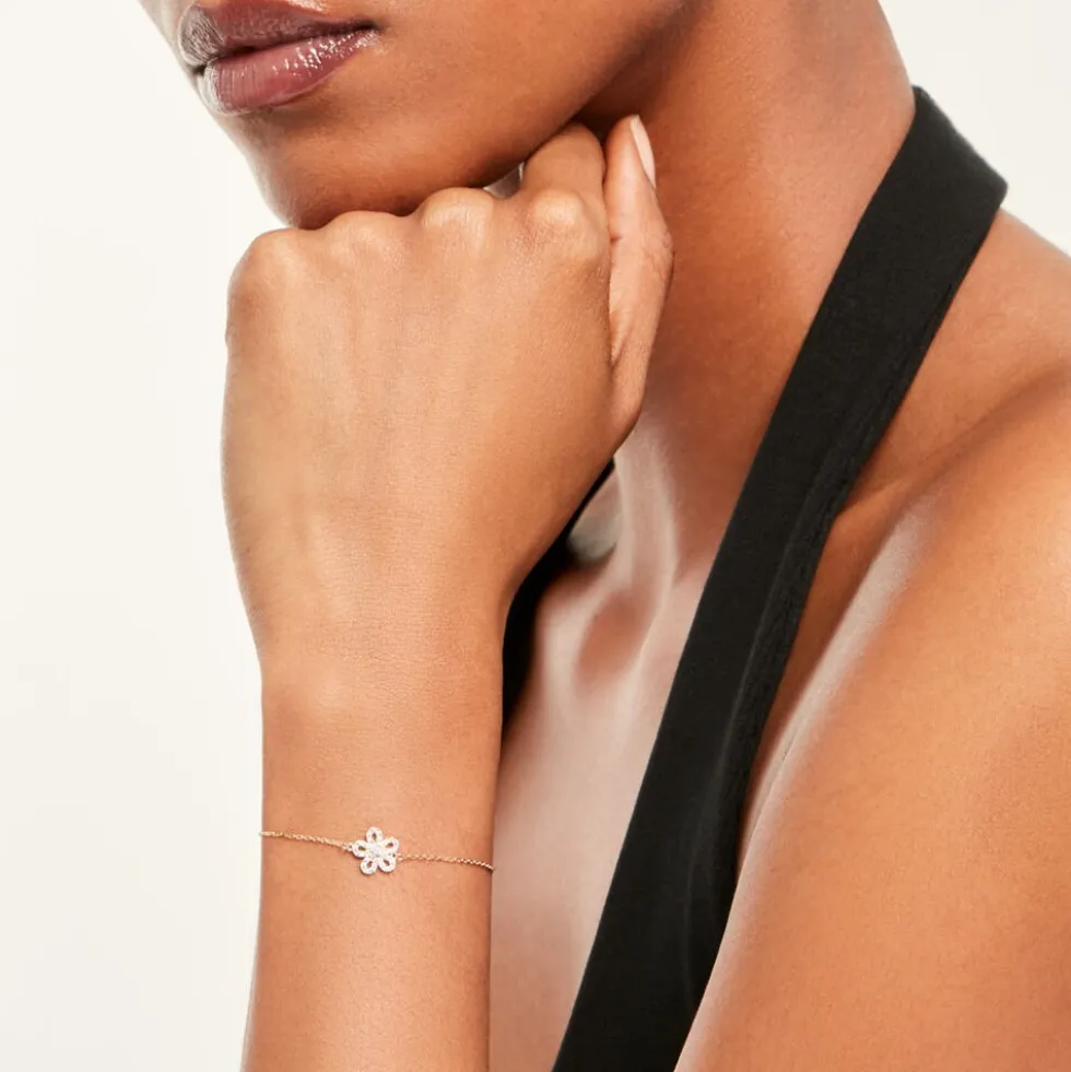 Bracelet Talie Or Jaune Oxyde De Zirconium