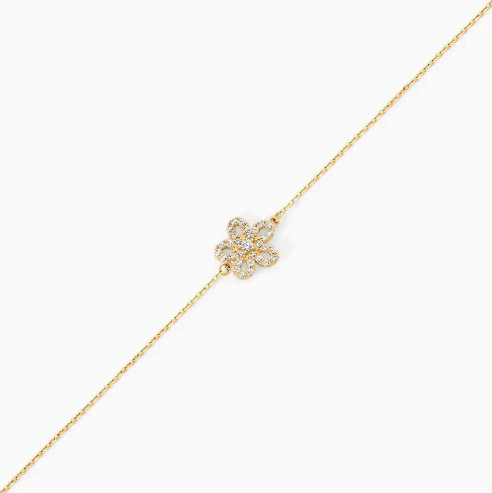 Bracelet Talie Or Jaune Oxyde De Zirconium
