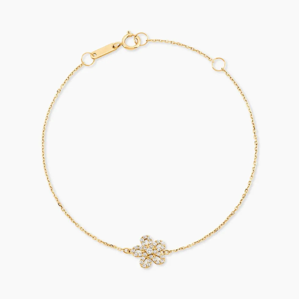 Bracelet Talie Or Jaune Oxyde De Zirconium