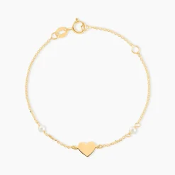 Bracelet Theotima Or Jaune Perle De Culture