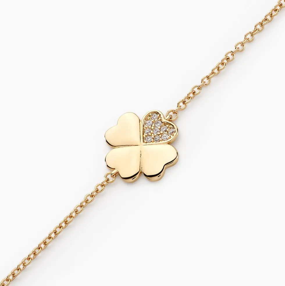 Bracelet Timotha Plaqué Or Jaune Oxyde De Zirconium