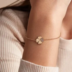 Bracelet Timotha Plaqué Or Jaune Oxyde De Zirconium