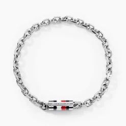 Bracelet Tommy Hilfiger Bruce Chain Acier Blanc