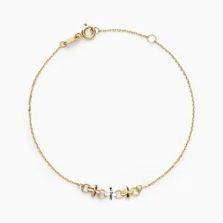 Bracelet Tricolore Or Jaune