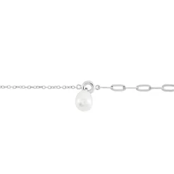Bracelet Valent Argent Perle De Culture