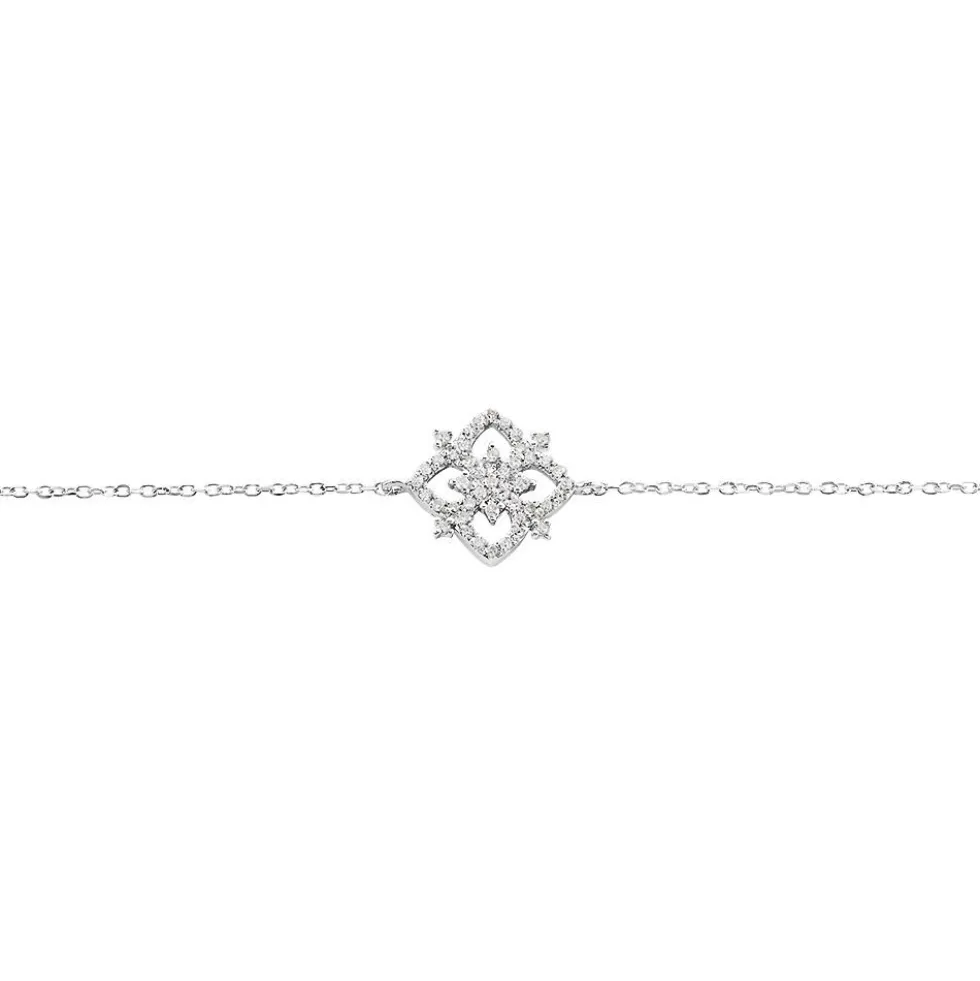 Bracelet Vasya Or Blanc Diamant