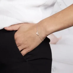 Bracelet Veroniica Argent Blanc