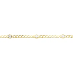 Bracelet Vienne Or Jaune Oxyde De Zirconium
