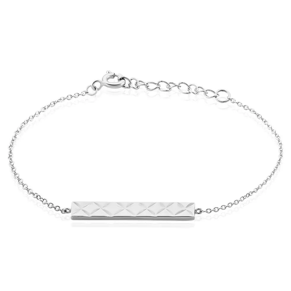 Bracelet Vinie Argent Blanc