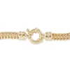 Bracelet Violette Plaqué Or Jaune