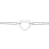 Bracelet Vivianne Argent Blanc Oxyde De Zirconium Et Céramique