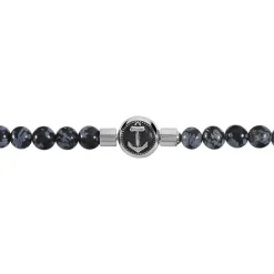 Bracelet Yannice Acier Blanc Pierre De Synthese
