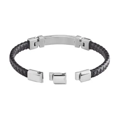 Bracelet Yannick Acier Blanc